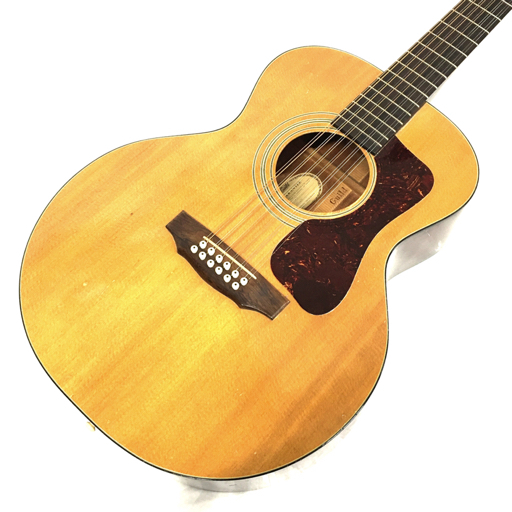 ギルド アコースティックギター ナチュラル 弦楽器 ハードケース付 GUILD